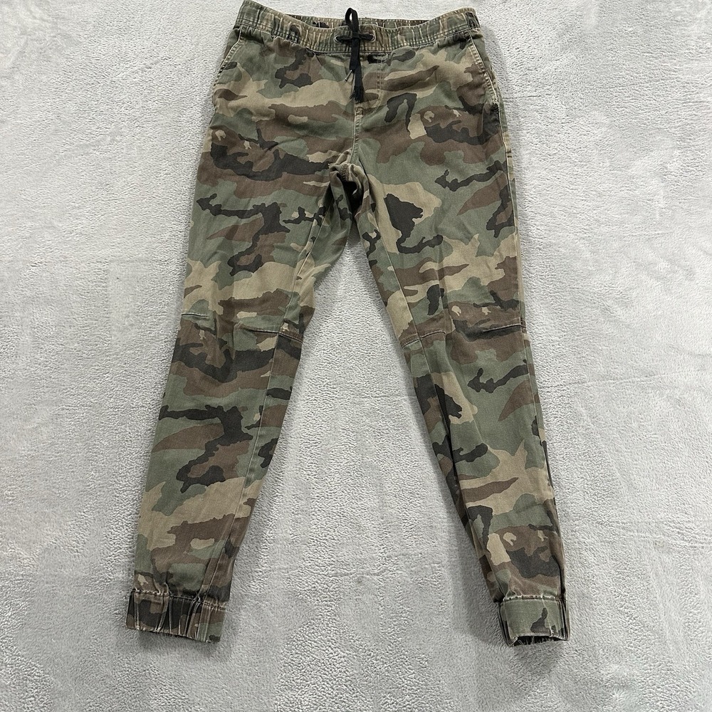 Empyre Jogger Jeans Pants Solid Men Small Green Camo Casual Streetwear